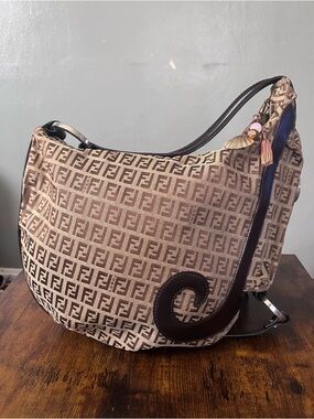 Fendi zucca oyster bag